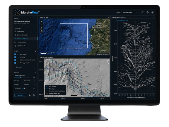 MorphoFlow presentado en un computador