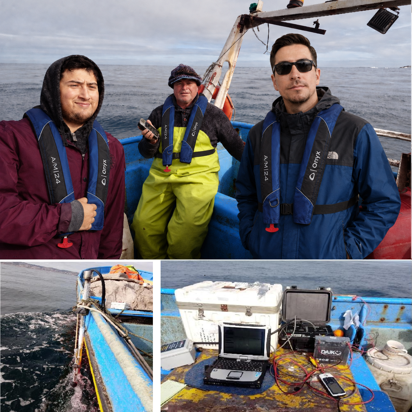 Investigación sobre geofísica marina y perfiles sísmicos CHIRP
